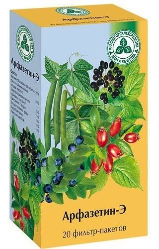 Сбор Арфазетин-Э, пакетики 2 г, 20 шт. 