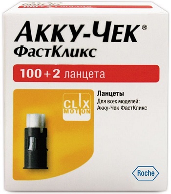 Ланцеты  Accu-Chek FastClix, 102 шт.