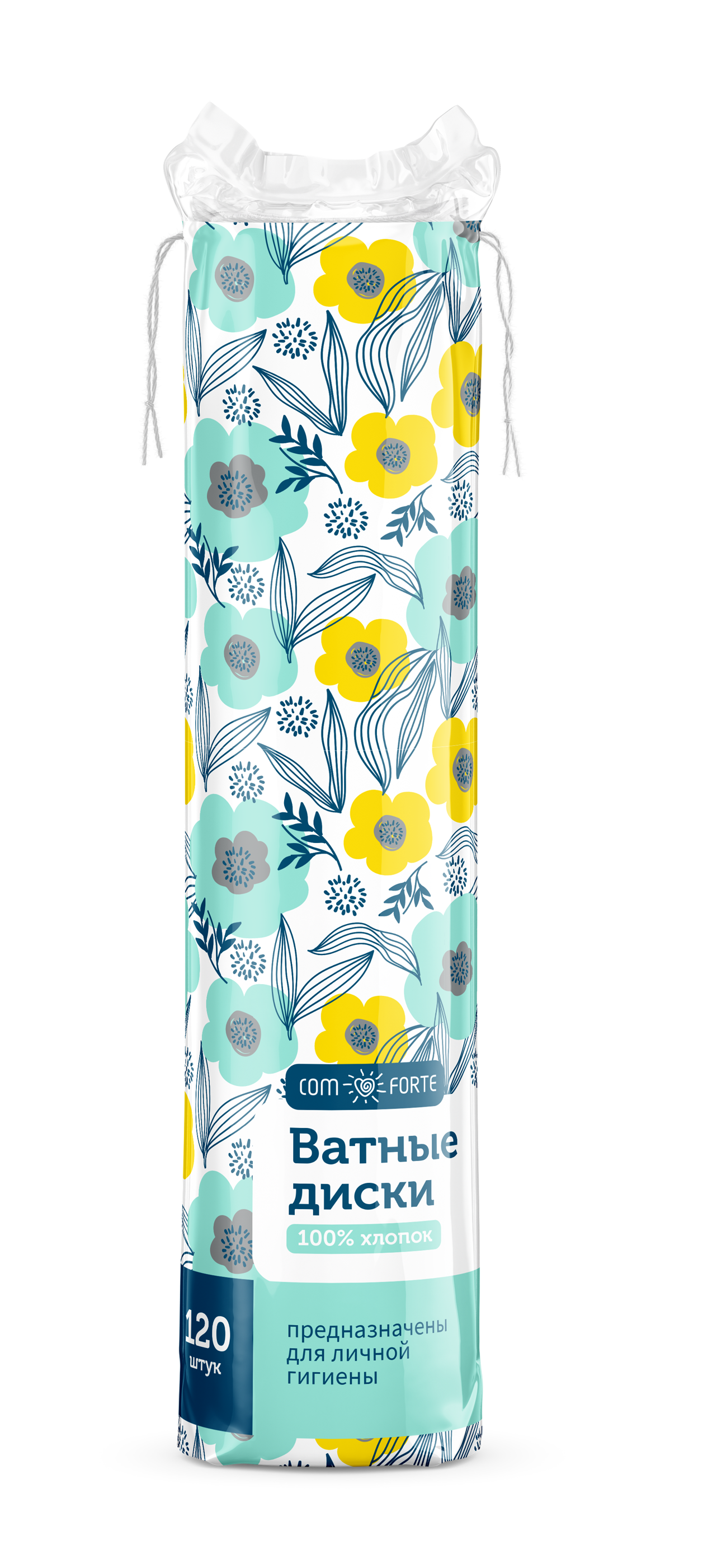 Ватные диски ComForte 120 шт 120₽