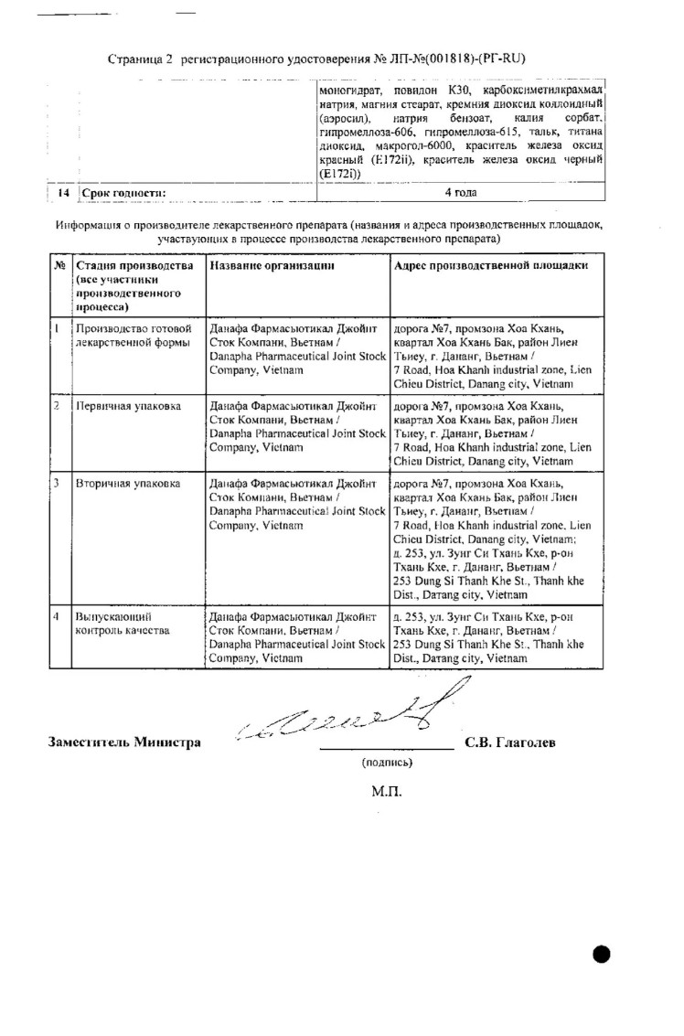 Сертификат на Тадимакс