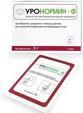 Уронормин-Ф, порошок 3 г, пакетик 8 г, 1 шт. 