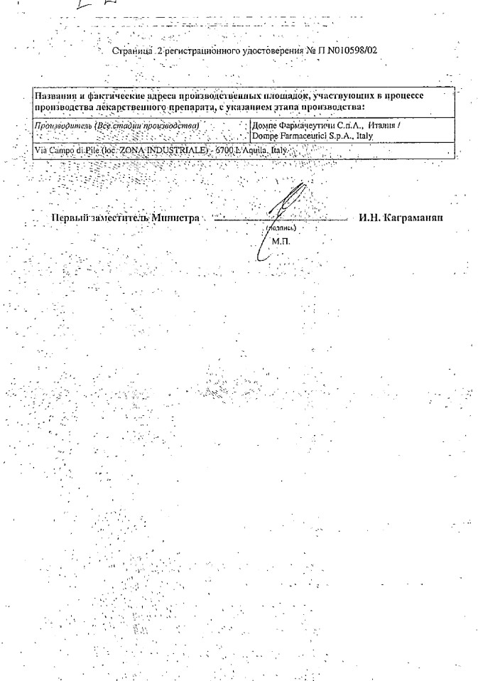 Сертификат на Оки