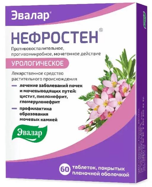 Нефростен, таблетки покрыт. плен. об., 60 шт. (арт. 216655)