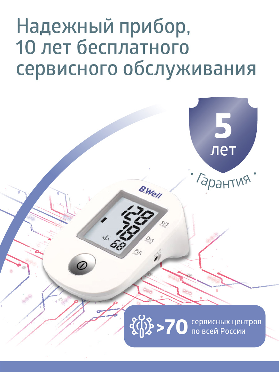 Тонометр B.Well PRO-33 (манжета M)
