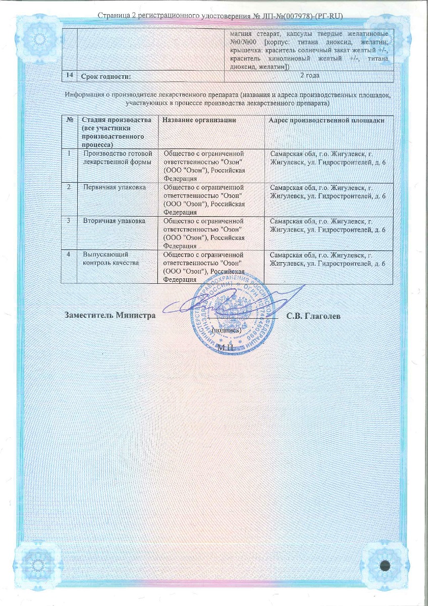 Сертификат на Молнупиравир