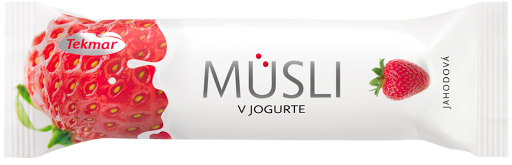 Мюсли, батончик (клубника в йогурте), 30 г