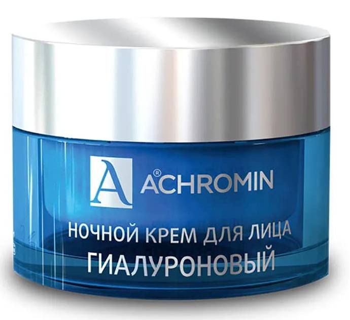 Ахромин, крем для лица ночной гиалуроновый, 50 мл