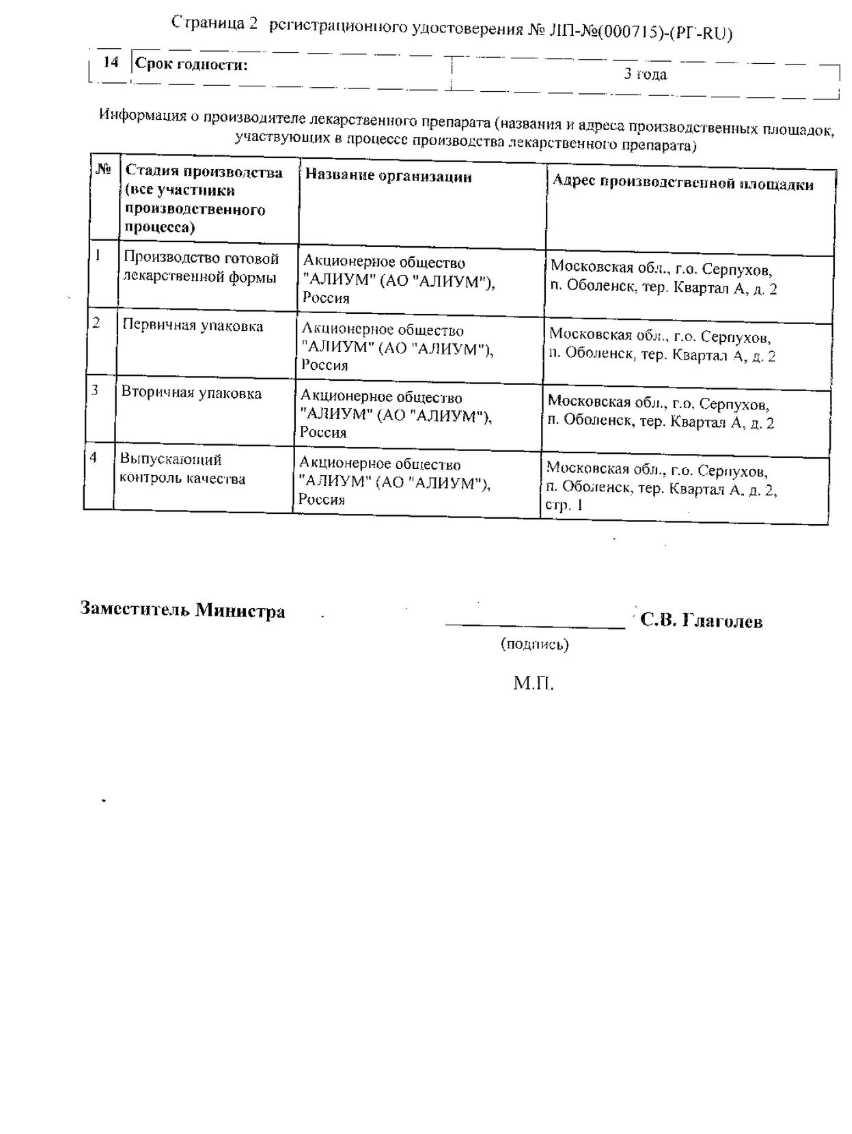 Сертификат на Диартрин