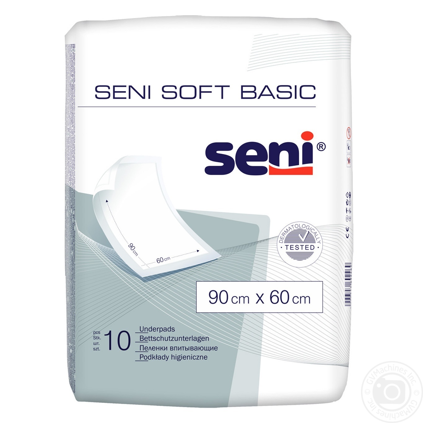 Seni Soft Basic, пеленки  90х60 см, 10 шт.