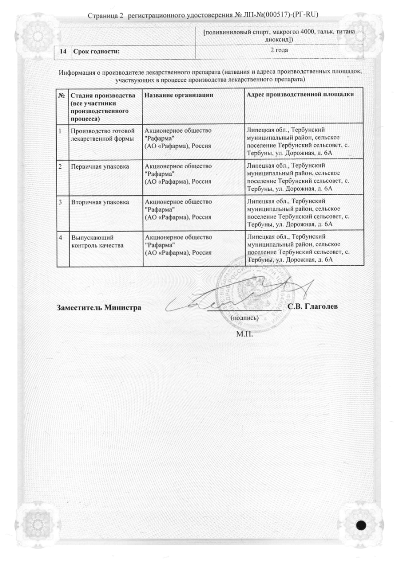 Сертификат на Нейрокс