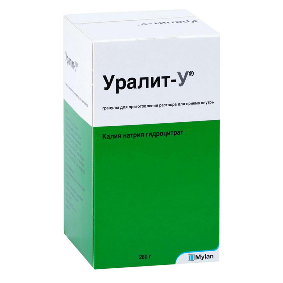 Упаковка препарата Уралит-У, гранулы д/приг раствора д/приема внутрь, 280 г