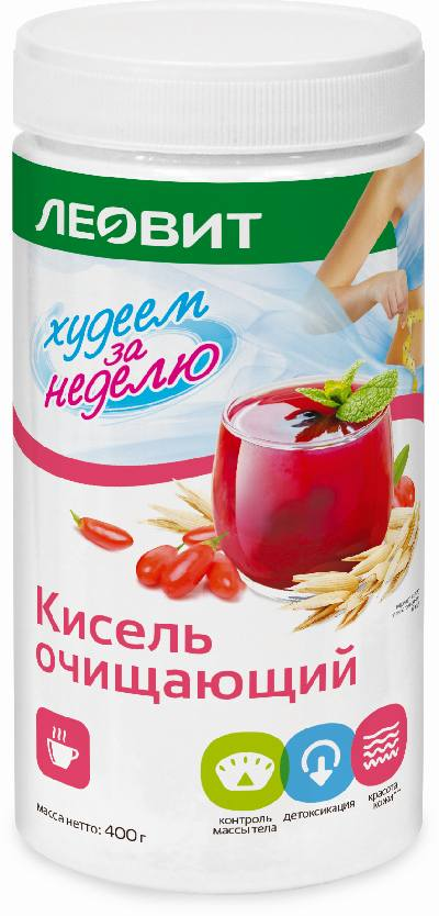 ЛЕОВИТ Кисель Очищающий, 400 г