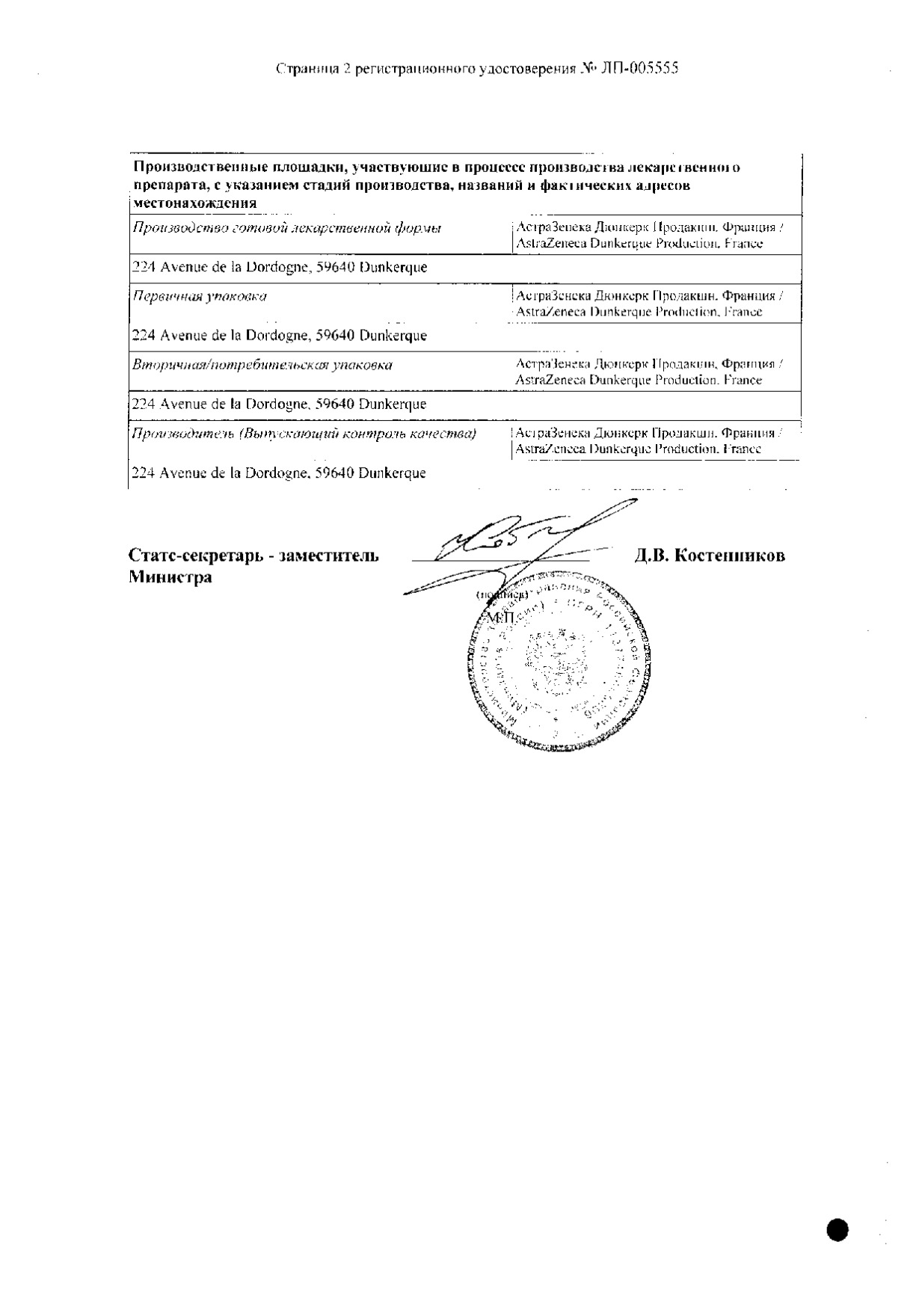 Сертификат на Симбикорт Рапихалер