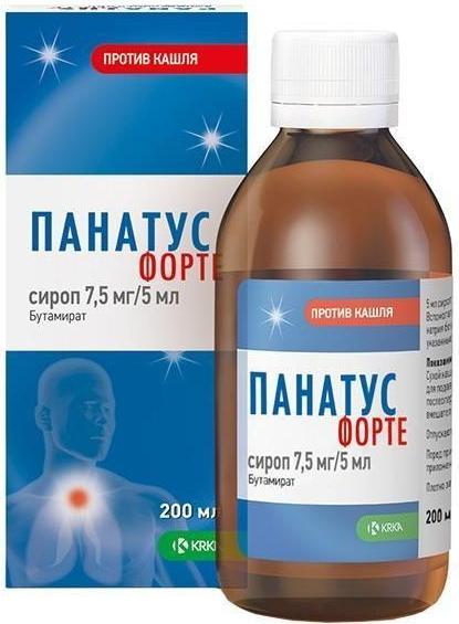 Панатус форте, сироп 7,5 мг/5 мл, 200 мл 
