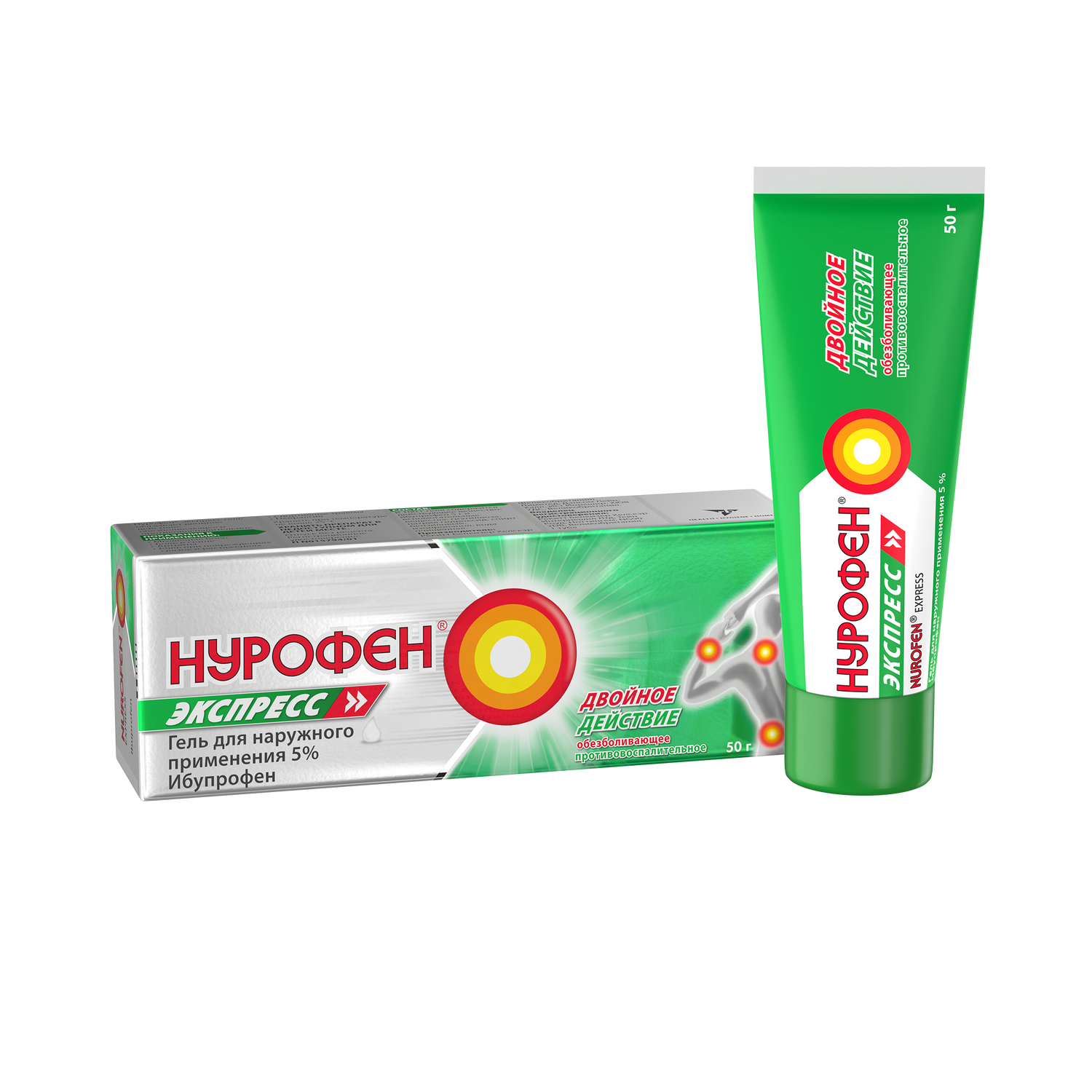 Нурофен Экспресс, гель 5%, 50 г купить по цене 160 руб. в Санкт ...