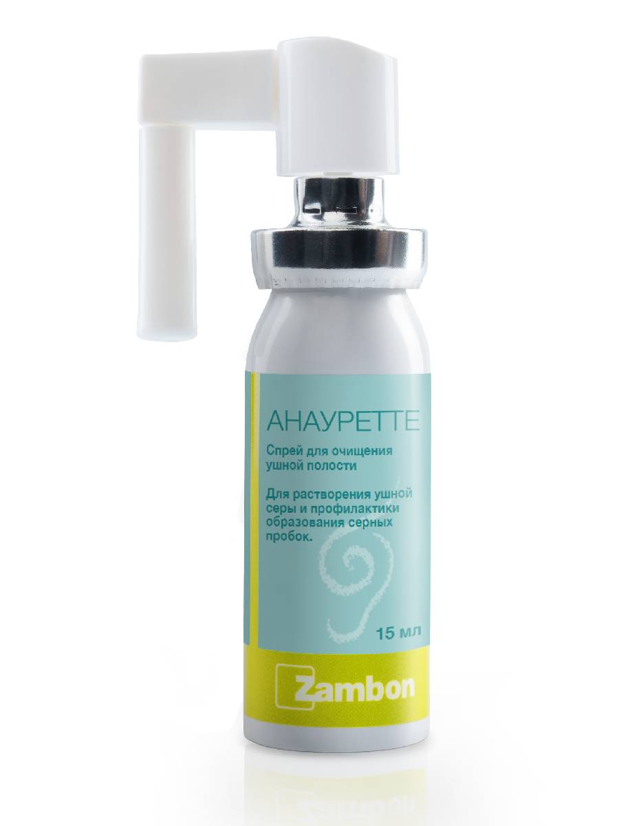Упаковка препарата Анауретте, спрей, 15 мл