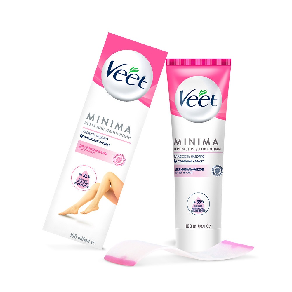 Veet MINIMA крем для депиляции для нормальной кожи 100 мл 420₽