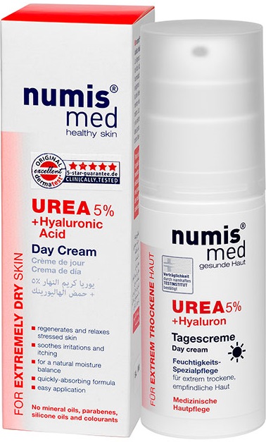 Нумис Мед Ф, крем Дневной с 5% мочевиной и гиалуроновой кислотой, 50 мл