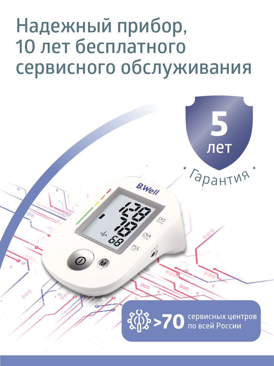 Тонометр B.Well PRO-35 (манжета M-L) с адаптером