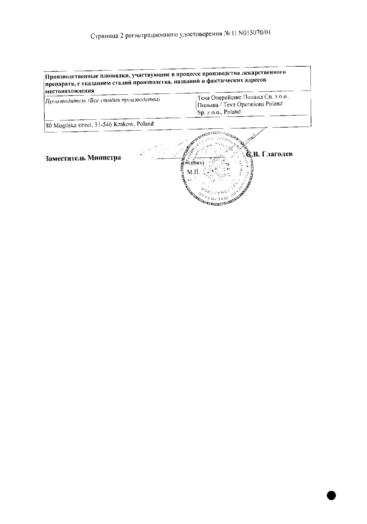 Сертификат на Амбробене