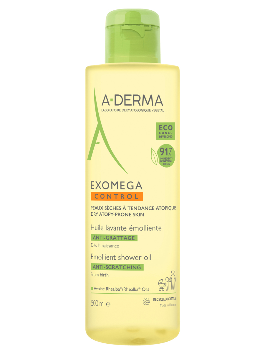 A-Derma Exomega Control масло для душа смягчающее, 500 мл