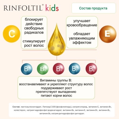 РИНФОЛТИЛ кидс, гипоаллергенная сыворотка с липосомами, 160 мг, 30 шт. (арт. 246837)