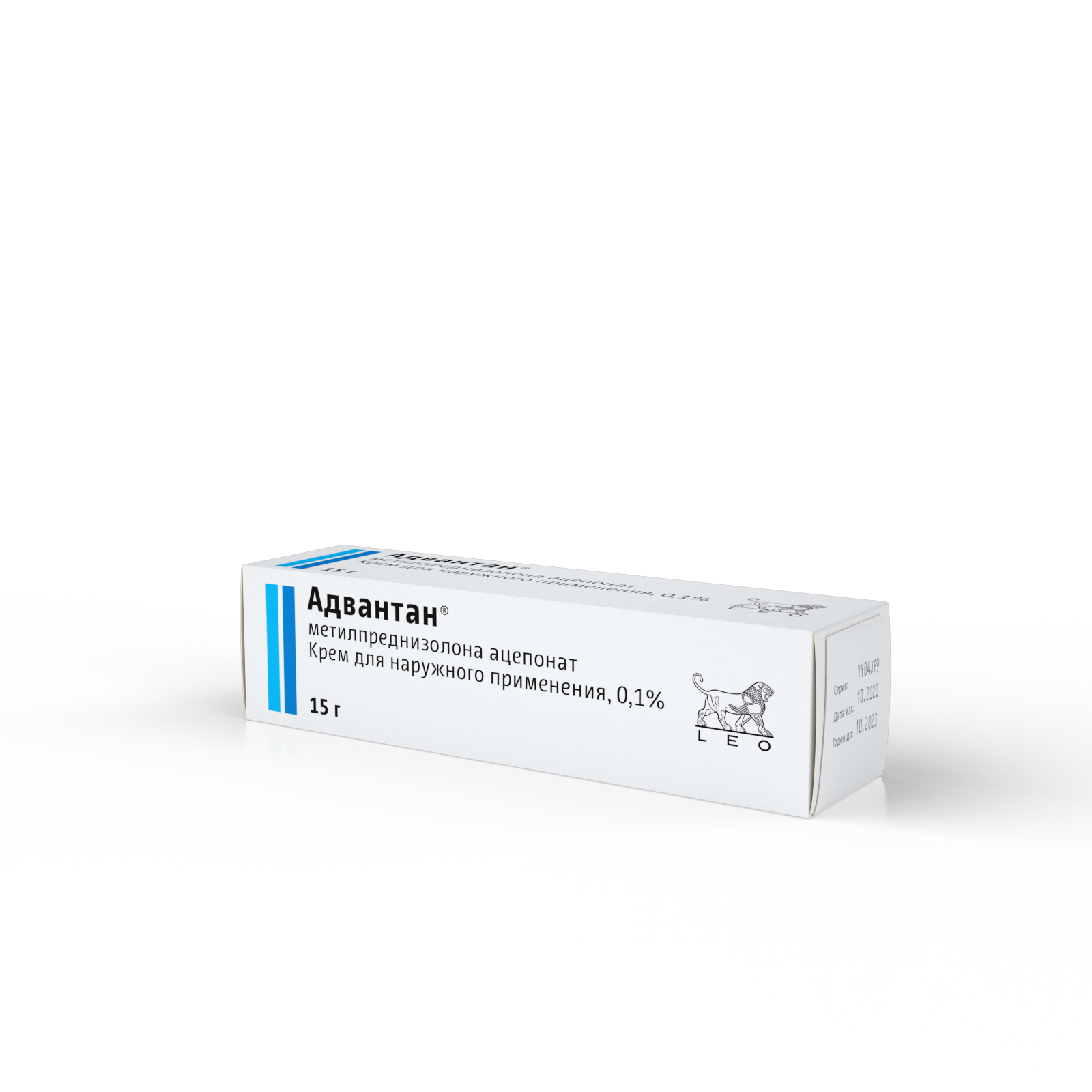 Упаковка препарата Адвантан, крем 0.1%, 15 г