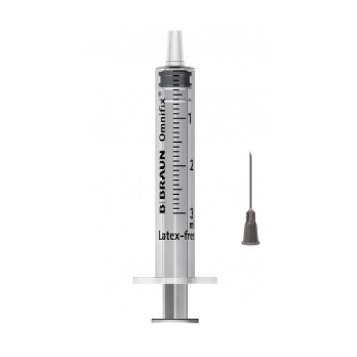 Шприц Омнификс 3-х компонентный 3 мл Люэр, игла 0,6х30, 1 шт.
