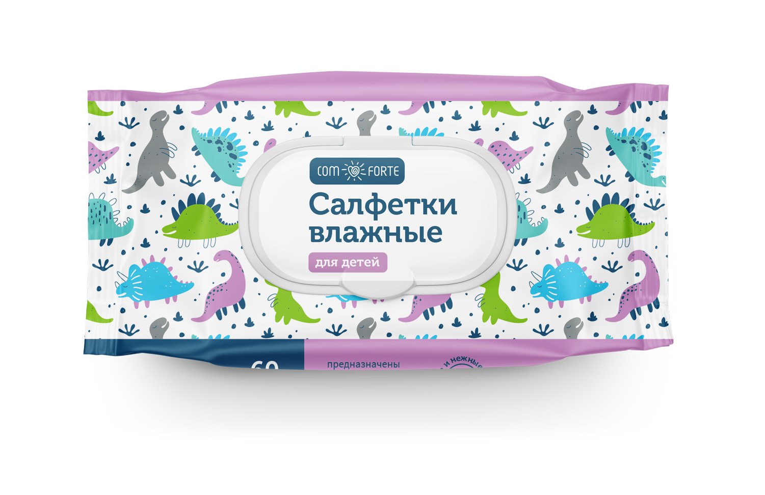 Салфетки ComForte влажные детские, 60 шт.