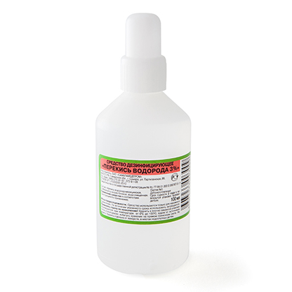 Перекись водорода, раствор 3%, 100 мл 