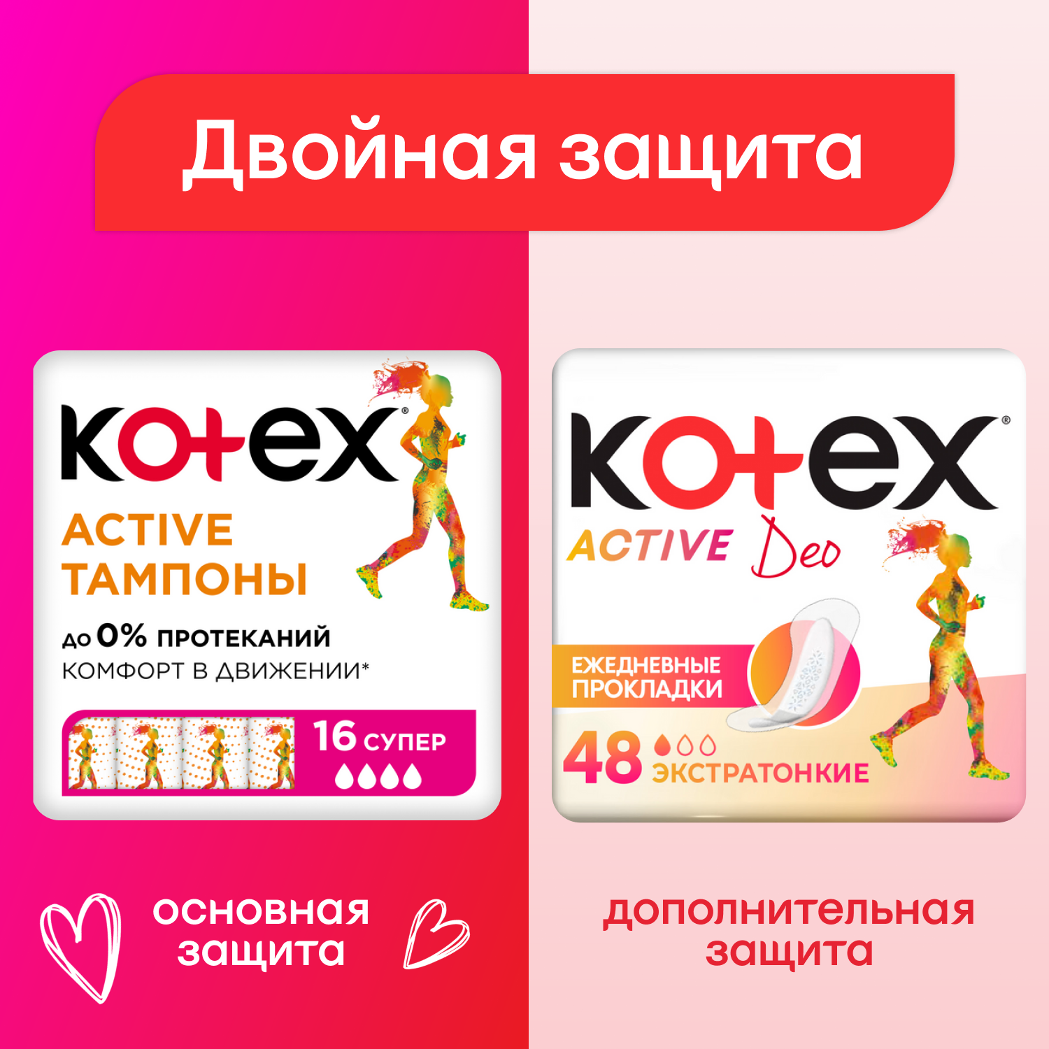 Тампоны Kotex Active Normal, 16 шт.