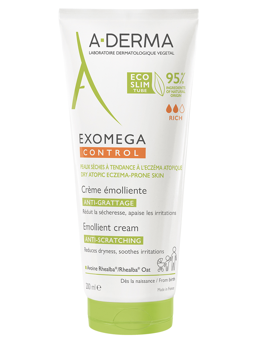 A-Derma Exomega Control крем для лица и тела смягчающий 200 мл 1210₽