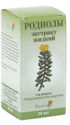 Родиолы экстракт жидкий (Камелия), 30 мл 