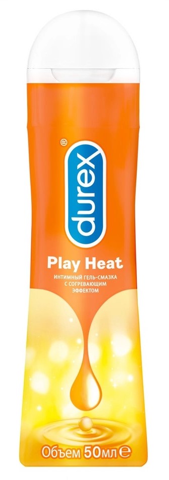 Дюрекс Гель-смазка Плэй Heat, 50 мл, с согревающим эффектом, 1 шт ...