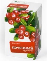 Фиточай алтай № 4 почечный брусника, фильтр-пакеты 2 гр, 20 шт.  