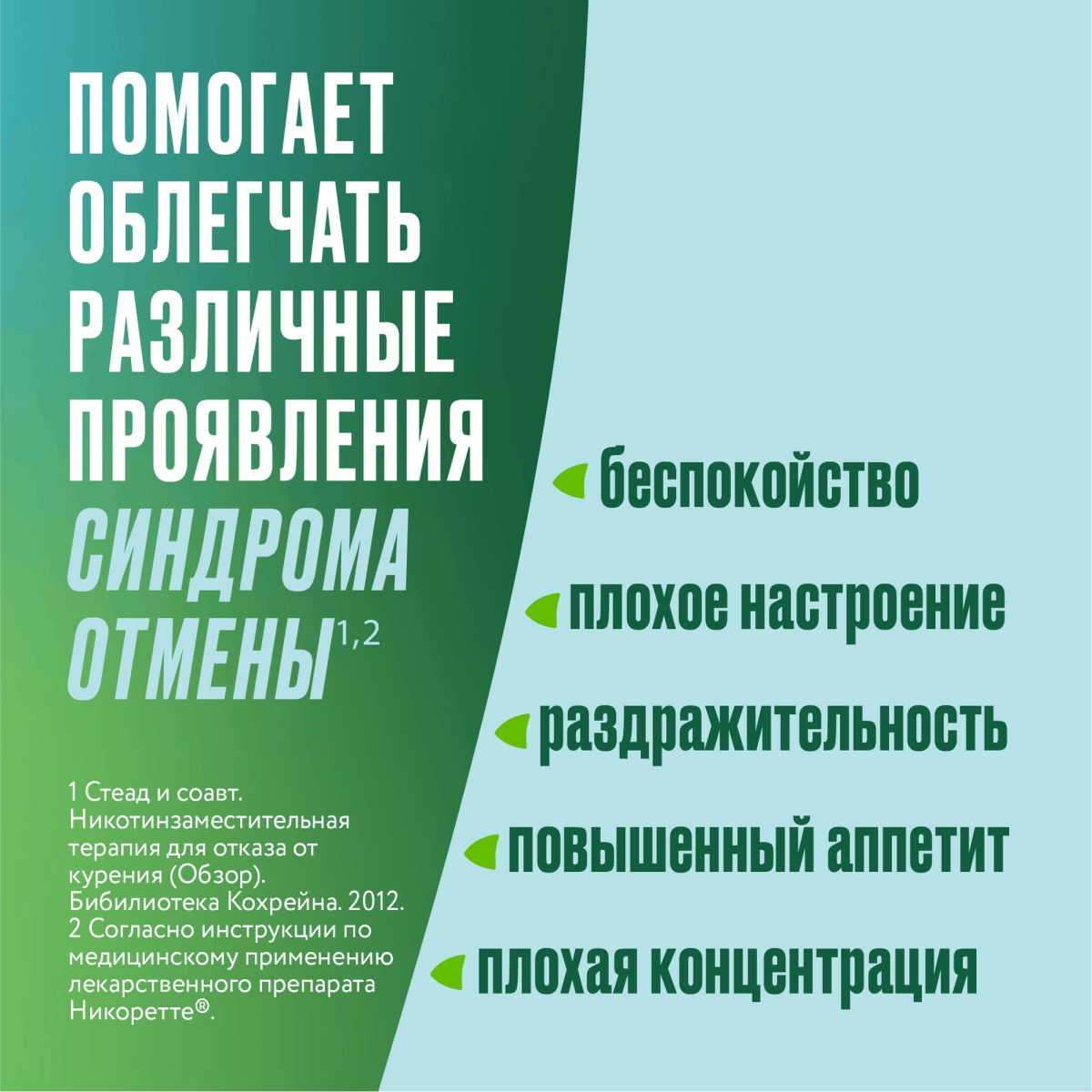 Упаковка препарата Никоретте, спрей мятный для рта, 150 доз (13.2 мл)