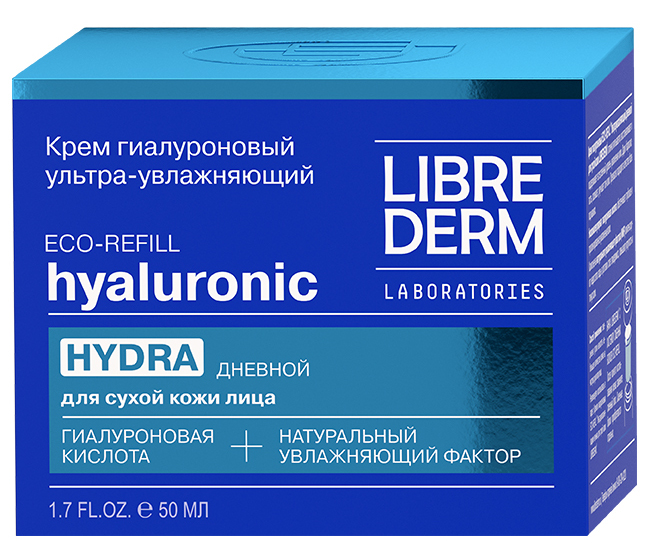 Либридерм Гиалурон, крем дневной для сухой кожи, 50 мл