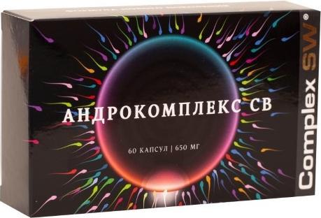 Андрокомплекс СВ, капсулы 650 мг, 60 шт.