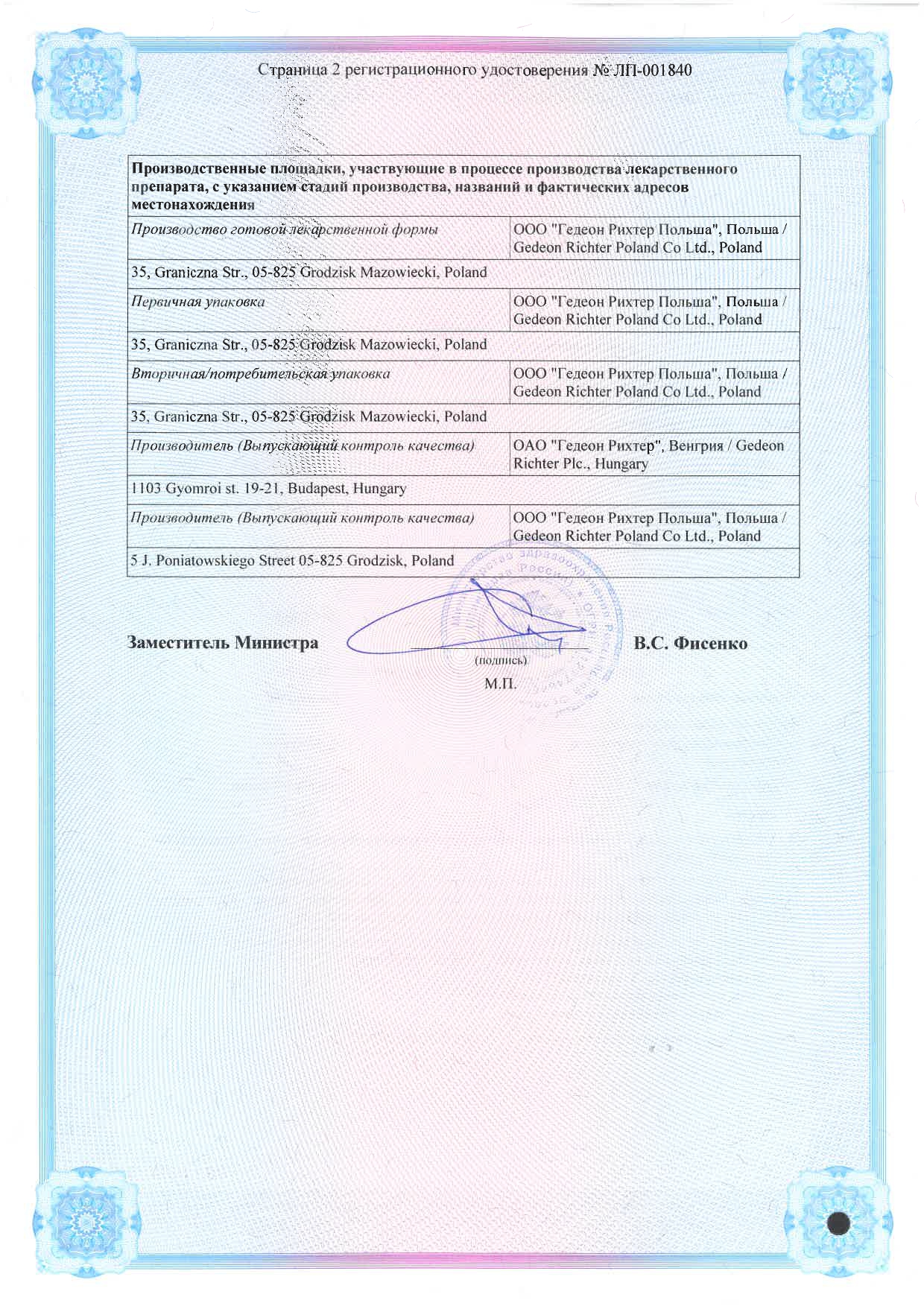 Сертификат на Синглон, таблетки жевательные 4 мг, 28 шт.