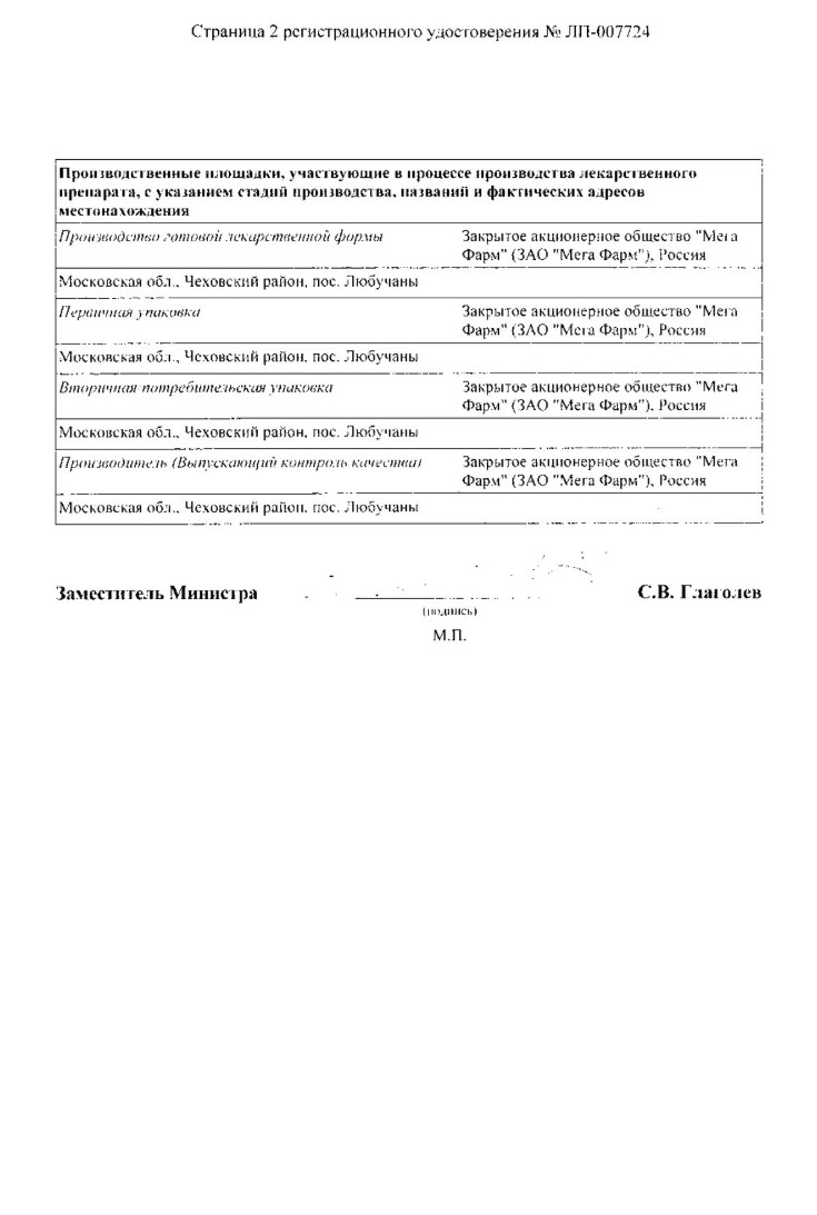 Сертификат на Маммолайн