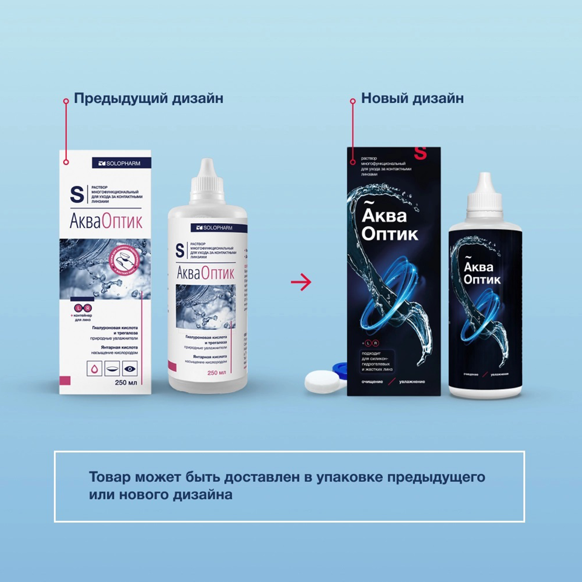 АкваОптик, раствор для линз, 250 мл