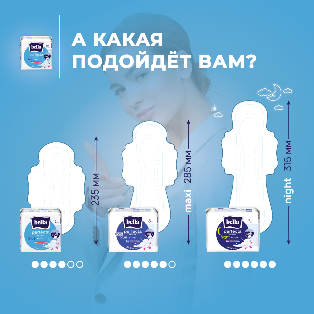 Bella Perfecta Ultra blue Extra Soft, прокладки, 10 шт.