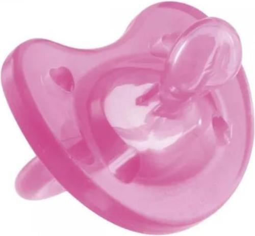 Фото Chicco Пустышка Physio Soft, силикон, розовая, 1шт., 0-6 месяцев, 310410151 Chicco Пустышка Physio Soft, силикон, розовая, 1шт., 0-6 месяцев, 310410151