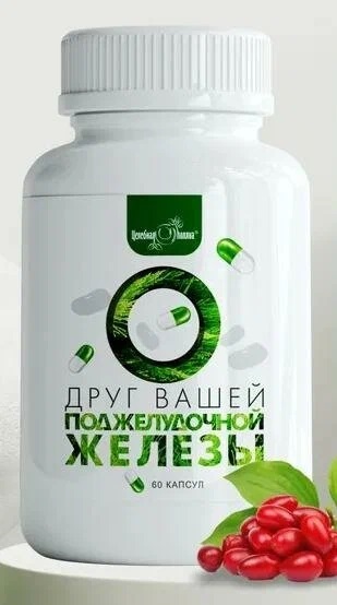 Целебная Поляна Друг Вашей поджелудочной железы, капсулы 313 мг, 60 шт.