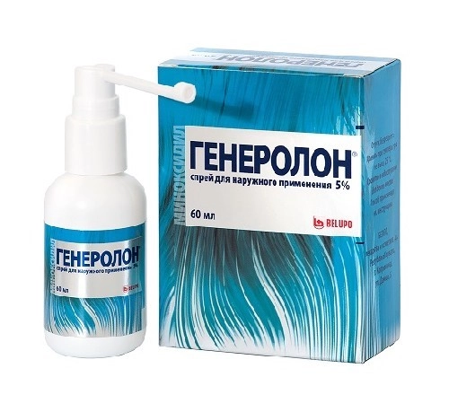 Генеролон, спрей 5%, 60 мл 