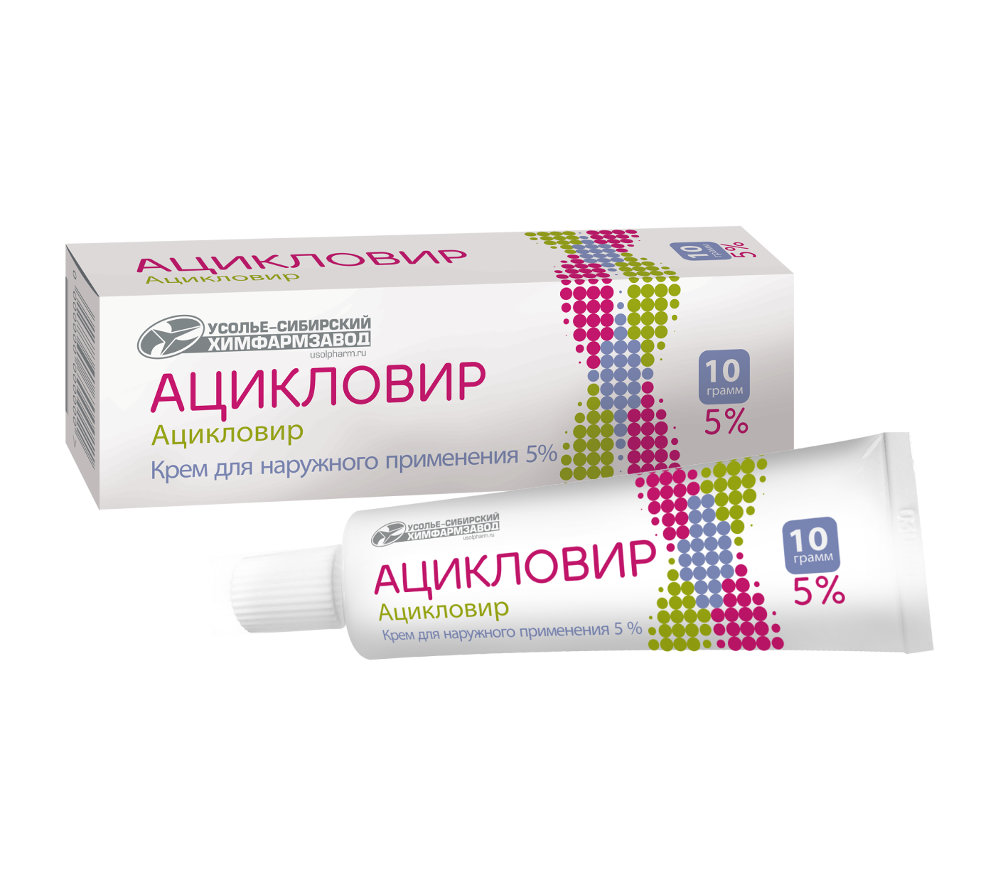 Ацикловир, крем 5%, 10 г купить по цене 34 руб. в Москве, инструкция, отзывы в интернет-аптеке Polza.ru