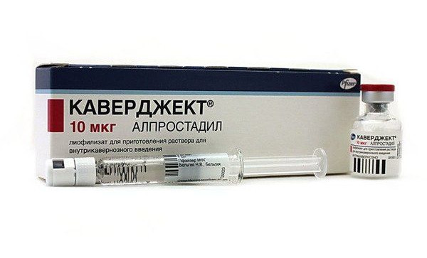 Каверджект, лиофилизат д/р-р внутрикавернозного введения 10 мкг, 1 шт. 