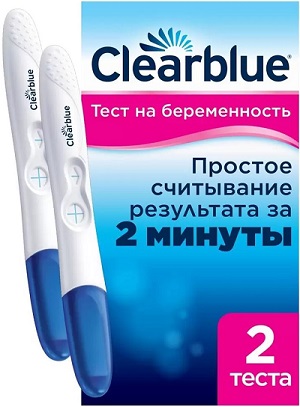 Clearblue, тест на беременность, 2 шт.