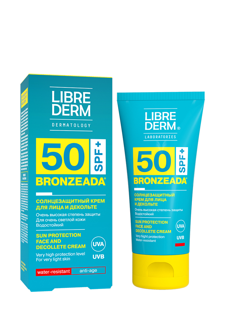 Либридерм Бронзиада, крем солнцезащитный SPF 50, 50 мл
