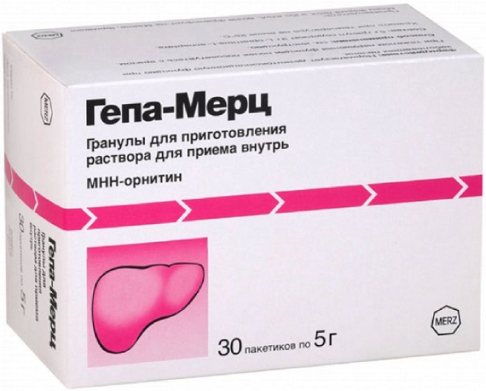 Гепа-Мерц, гранулы в пакетиках по 3 г, 30 шт. 